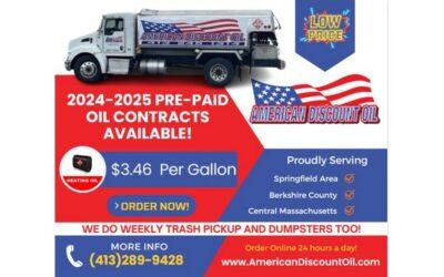 2024-2025 Pre-paid Oil Contract Available!